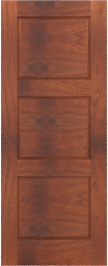 Raised  Panel   Saint  Thomas  Mahogany  Doors